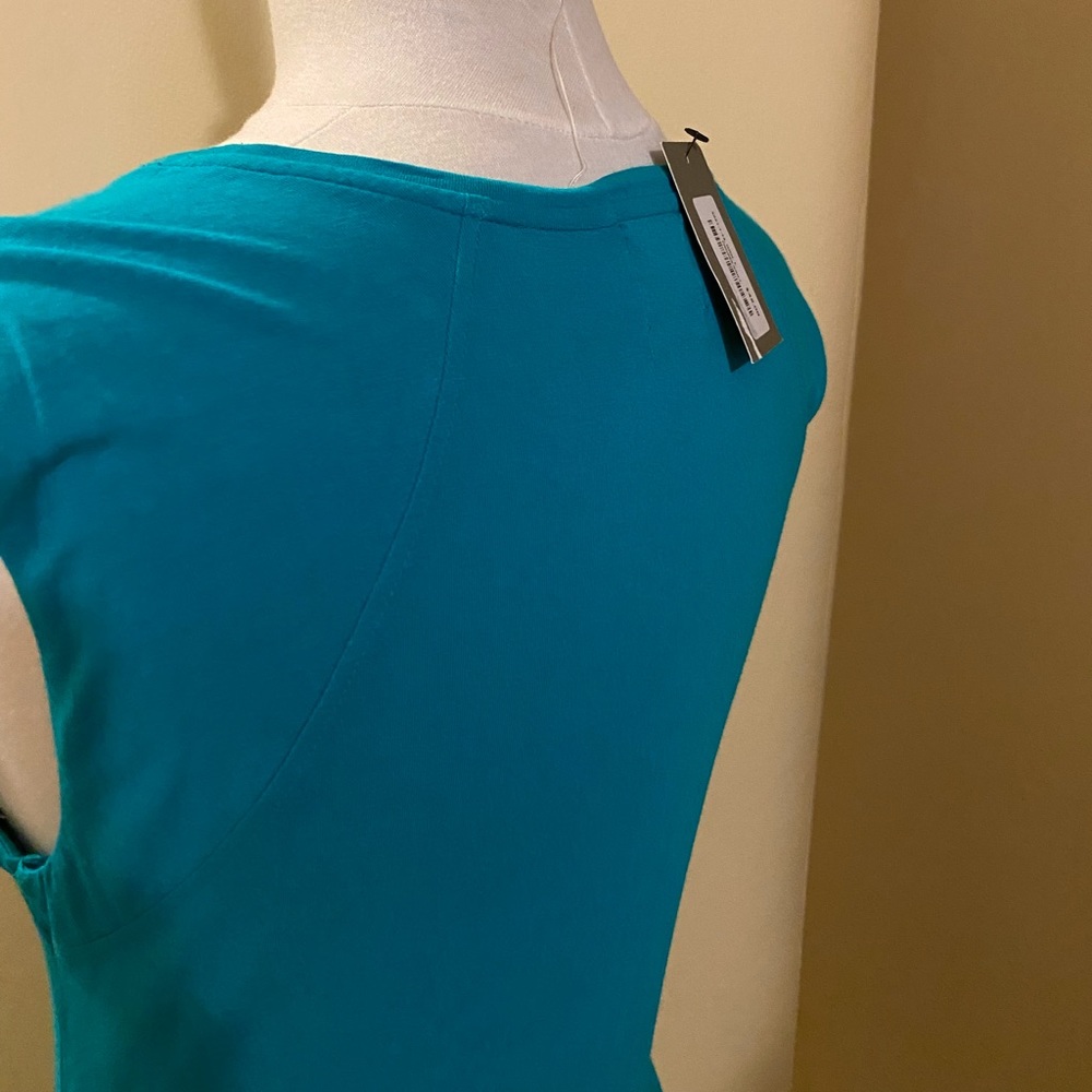 Teal Loft 82 jersey midi dress
